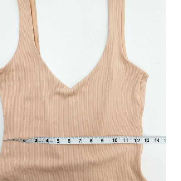 L Space Arizona Ribbed One Piece Swimsuit Desert Rose Size 8 - Picture 15 of 15